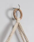 Macrame Wall Hanging Shelf Woven Home Decor Wood Floating Storage Shelf Bohemian Handmade Cotton Rope,Living Room, Balcony, Garden, (71 L x 40 W), Beige  Amazon.in Home & Kitchen