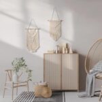 macrame Woven Wall Hanging 2 PCS Boho Home Decor Tapestry, Small Beige Chic Wall Art Bohemian Hand Woven Pendant Tapestries for Apartment Bedroom Living Room  Amazon.in Home & Kitchen