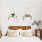 Macramé Wall Hanging Shelf for Home Décor Set of 2